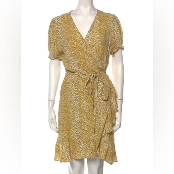 Diane Von Furstenberg Animal Print Wrap Dress - Picture 2 of 7